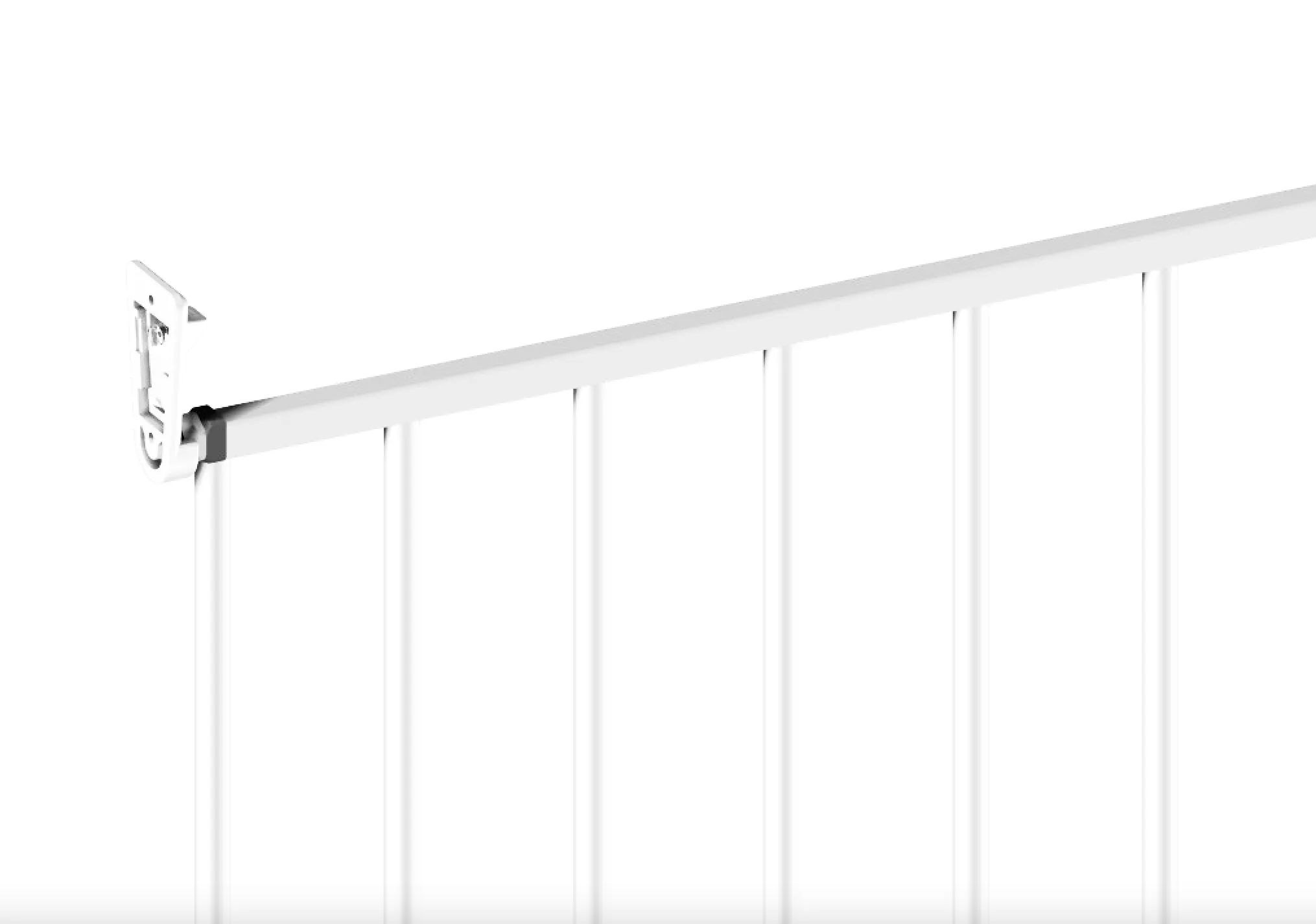 Metal door/stair protection gate for openings 72 - 79 cm 