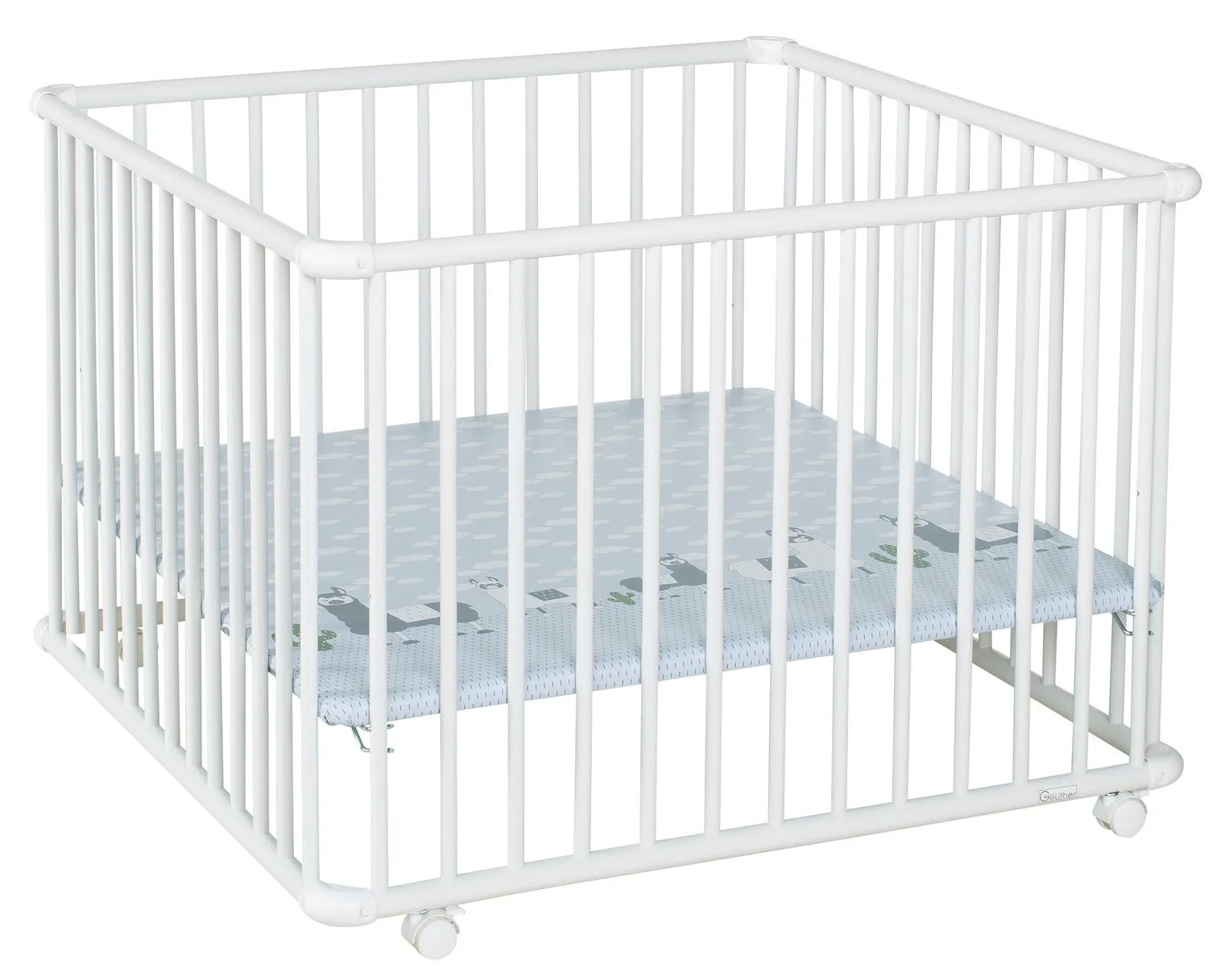 Playpen Belami Plus, 76x97 and 97x97 cm, with wheels