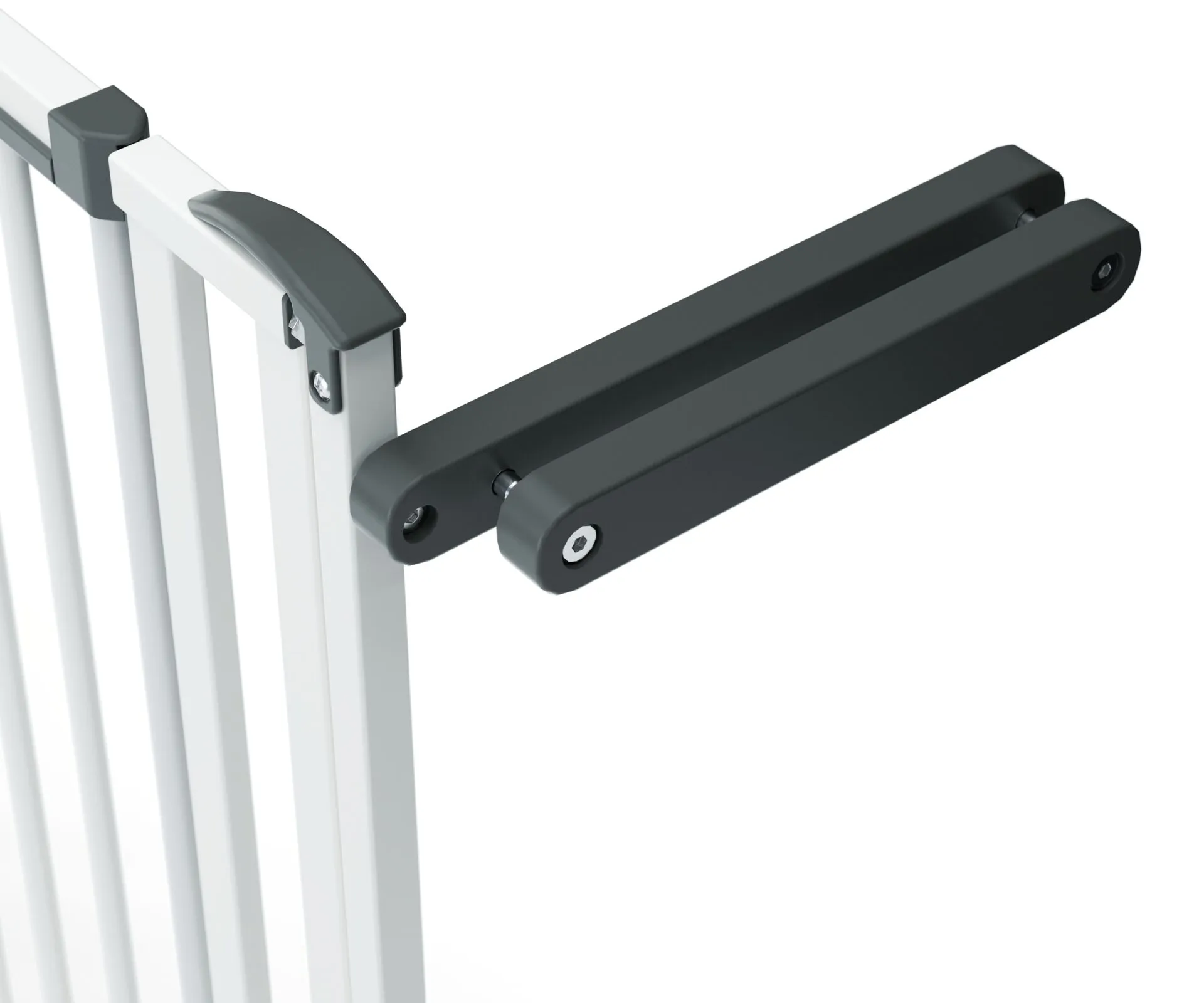 Metal Easylock Plus door protection gate and stair gate for clamping 