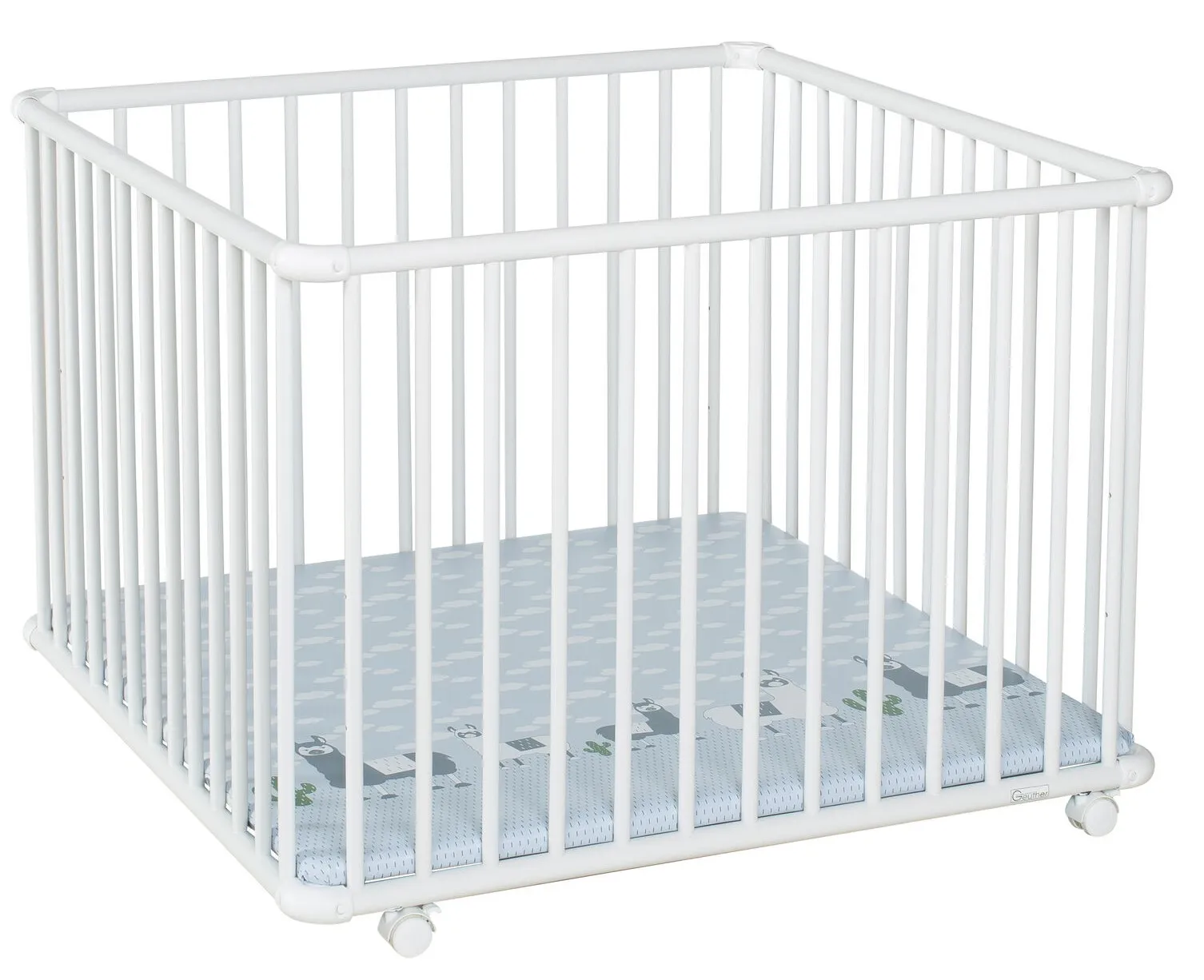 Playpen Belami Plus, 76x97 and 97x97 cm, with wheels