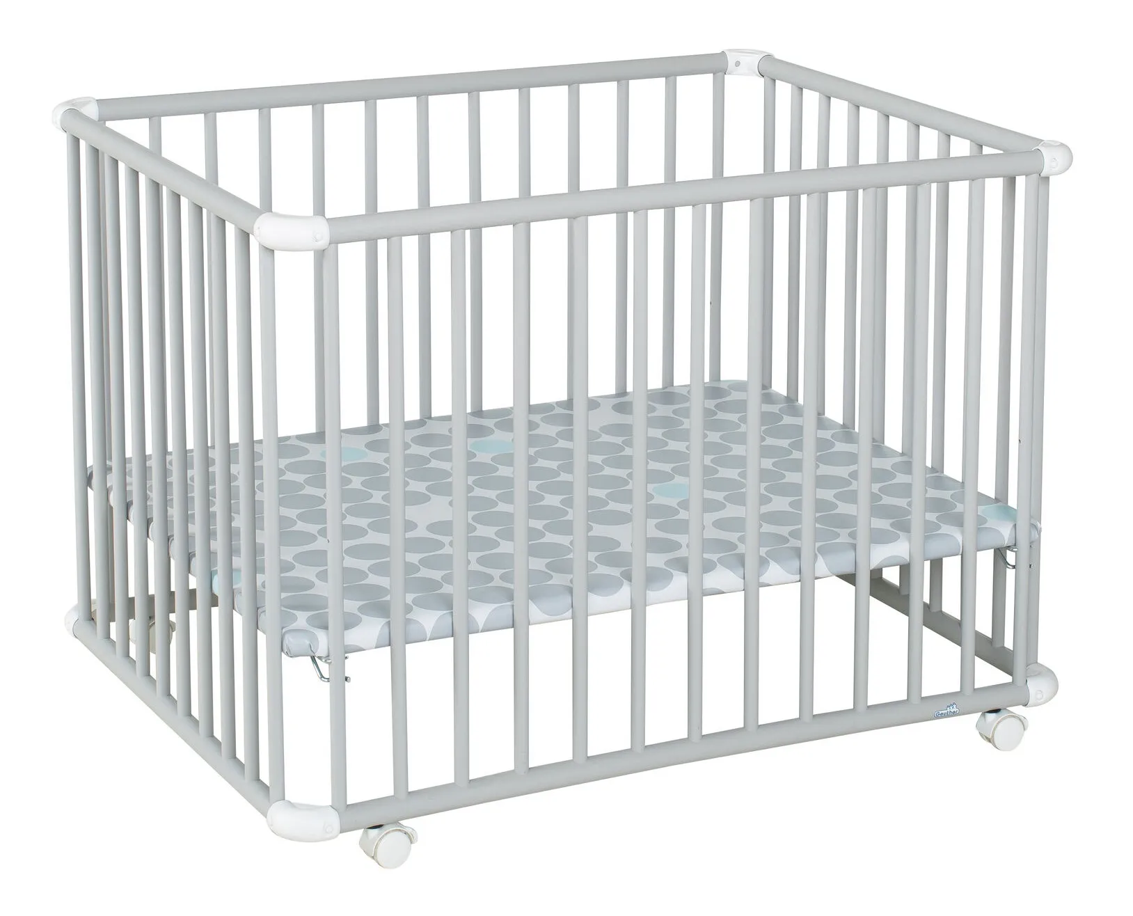 Playpen Belami Plus, 76x97 and 97x97 cm, with wheels