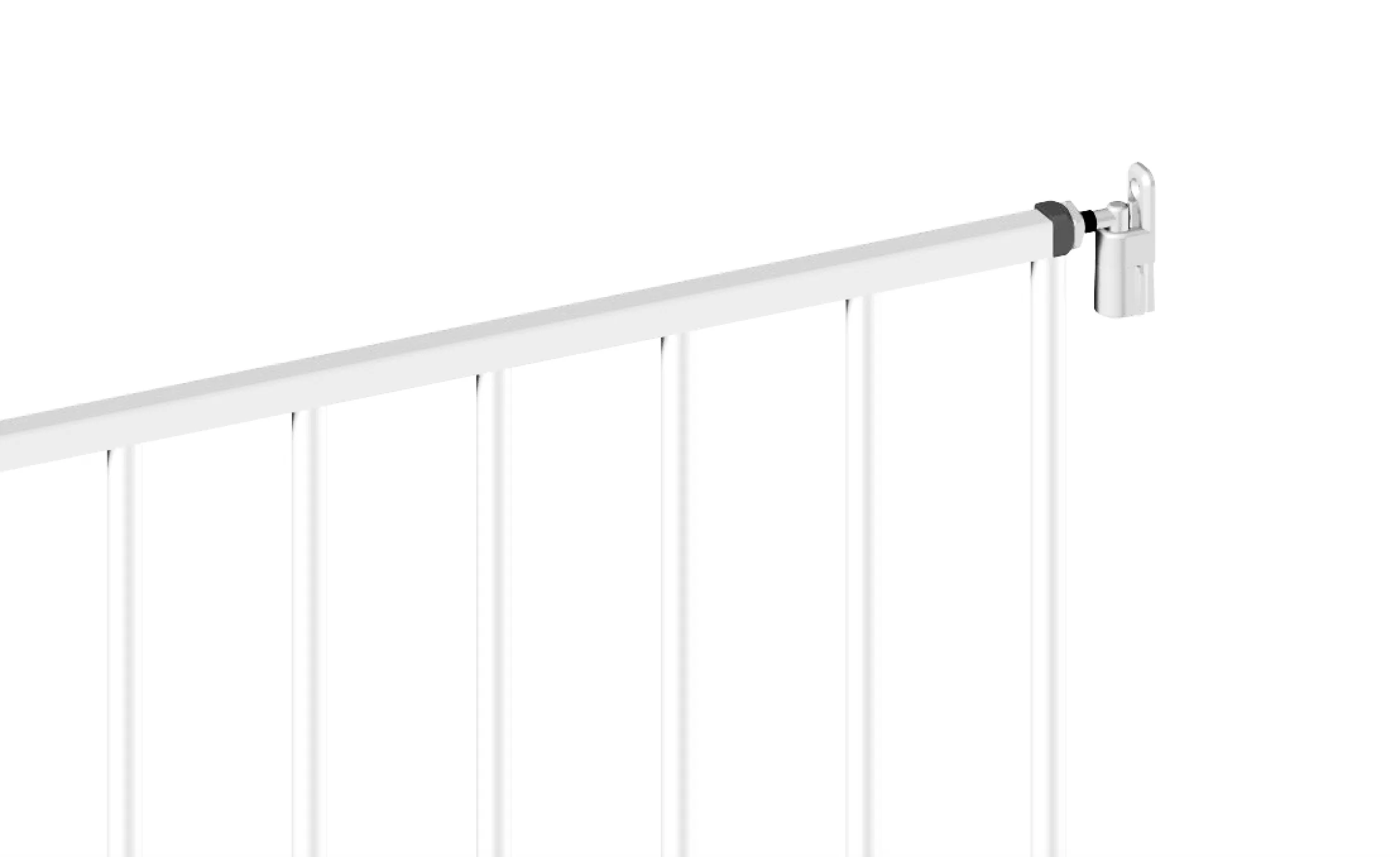 Metal door/stair protection gate for openings 72 - 79 cm 