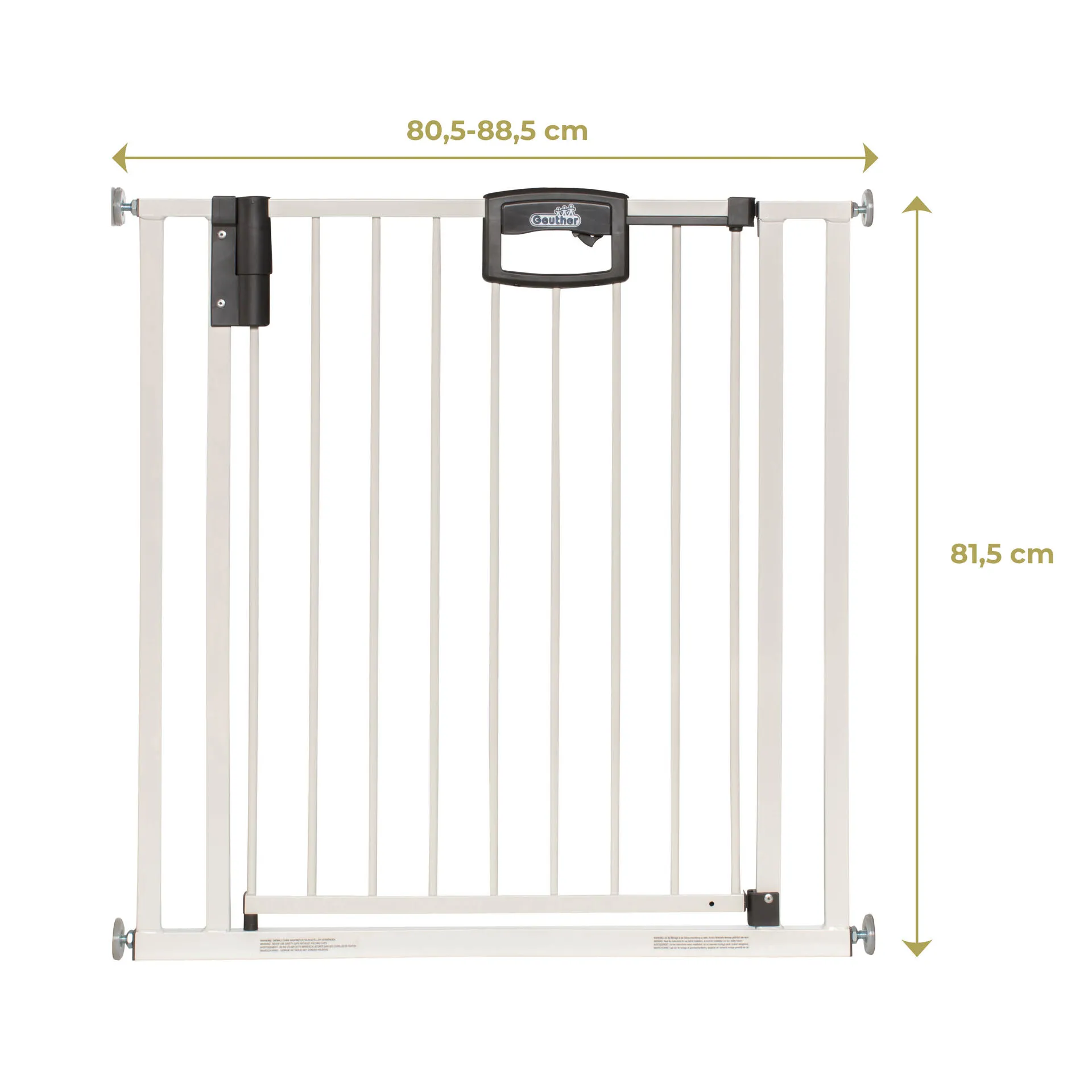 Metal Easylock Plus door protection gate and stair gate for clamping 