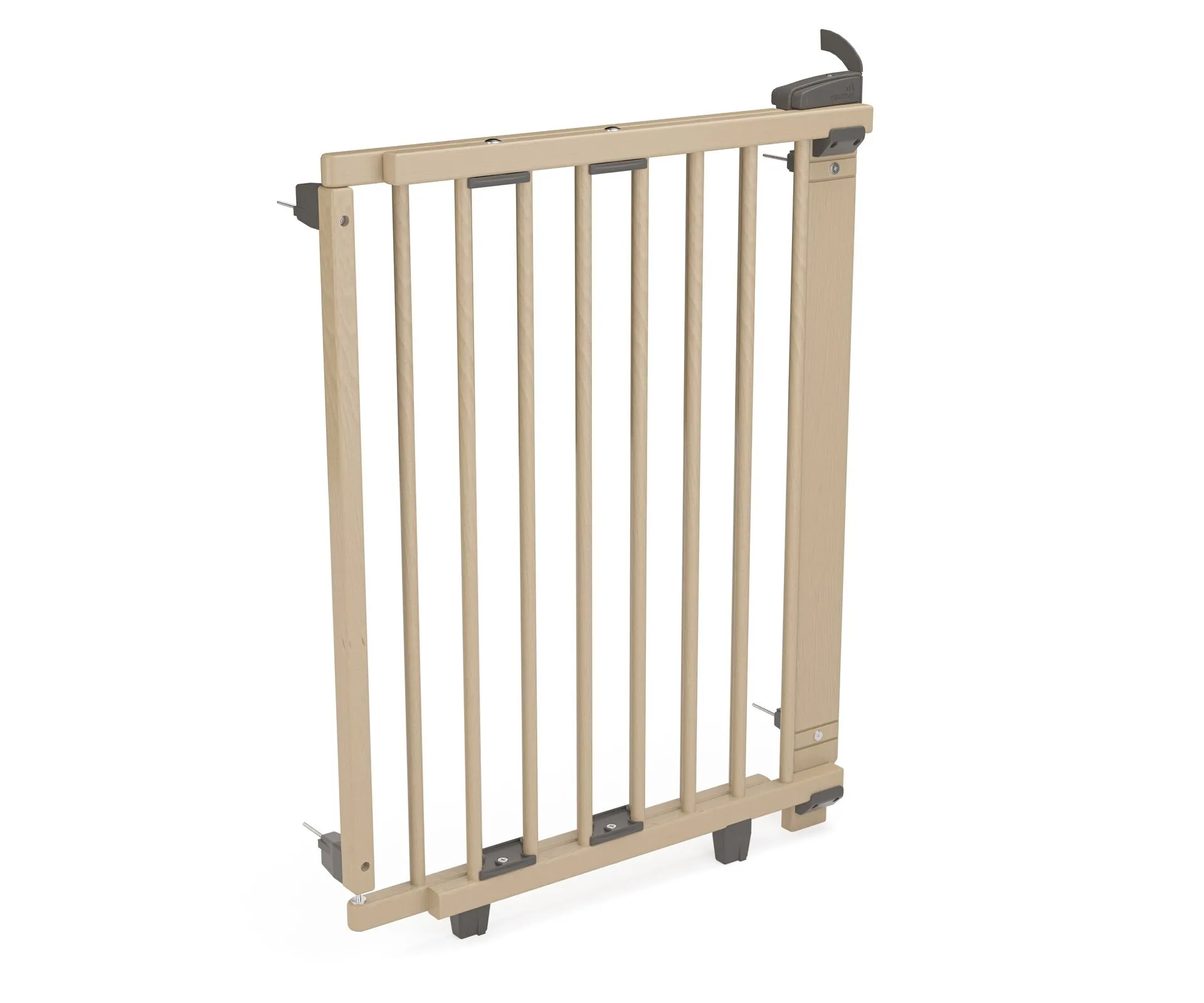 Round bar Door Safety Gate 2732 for openings 58-105cm in wood