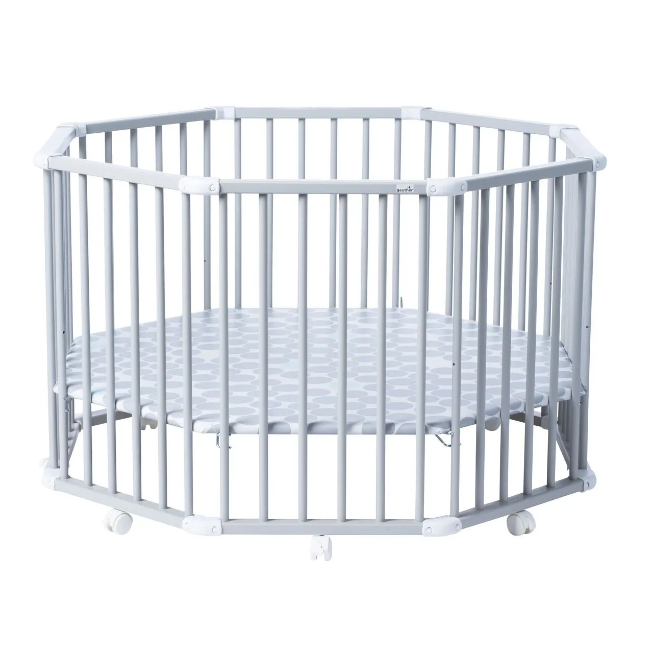 Octagonal Playpen Octo-Parc Plus, 113 x 113 cm, with wheels