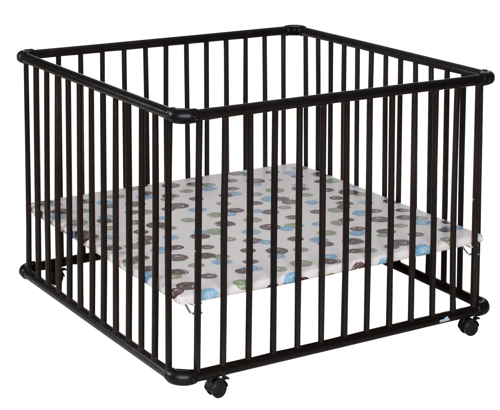 Playpen Belami Plus, 76x97 and 97x97 cm, with wheels