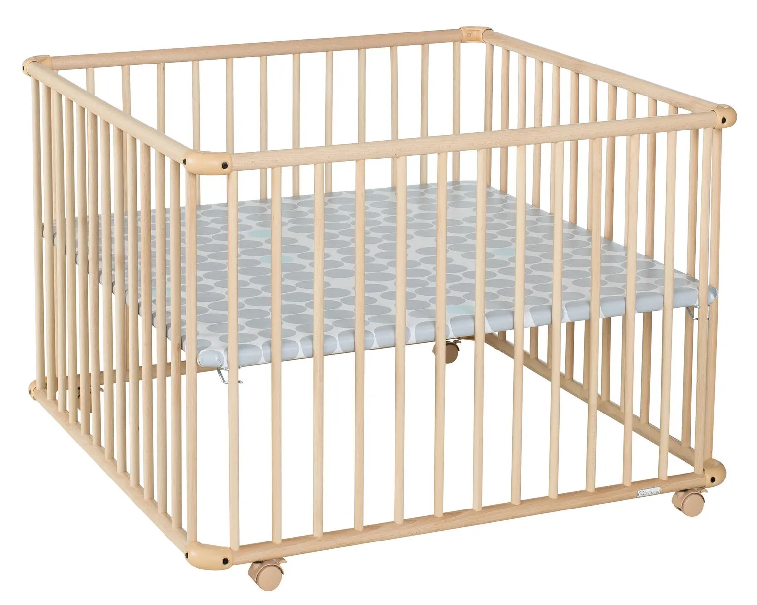 Playpen Belami Plus, 76x97 and 97x97 cm, with wheels