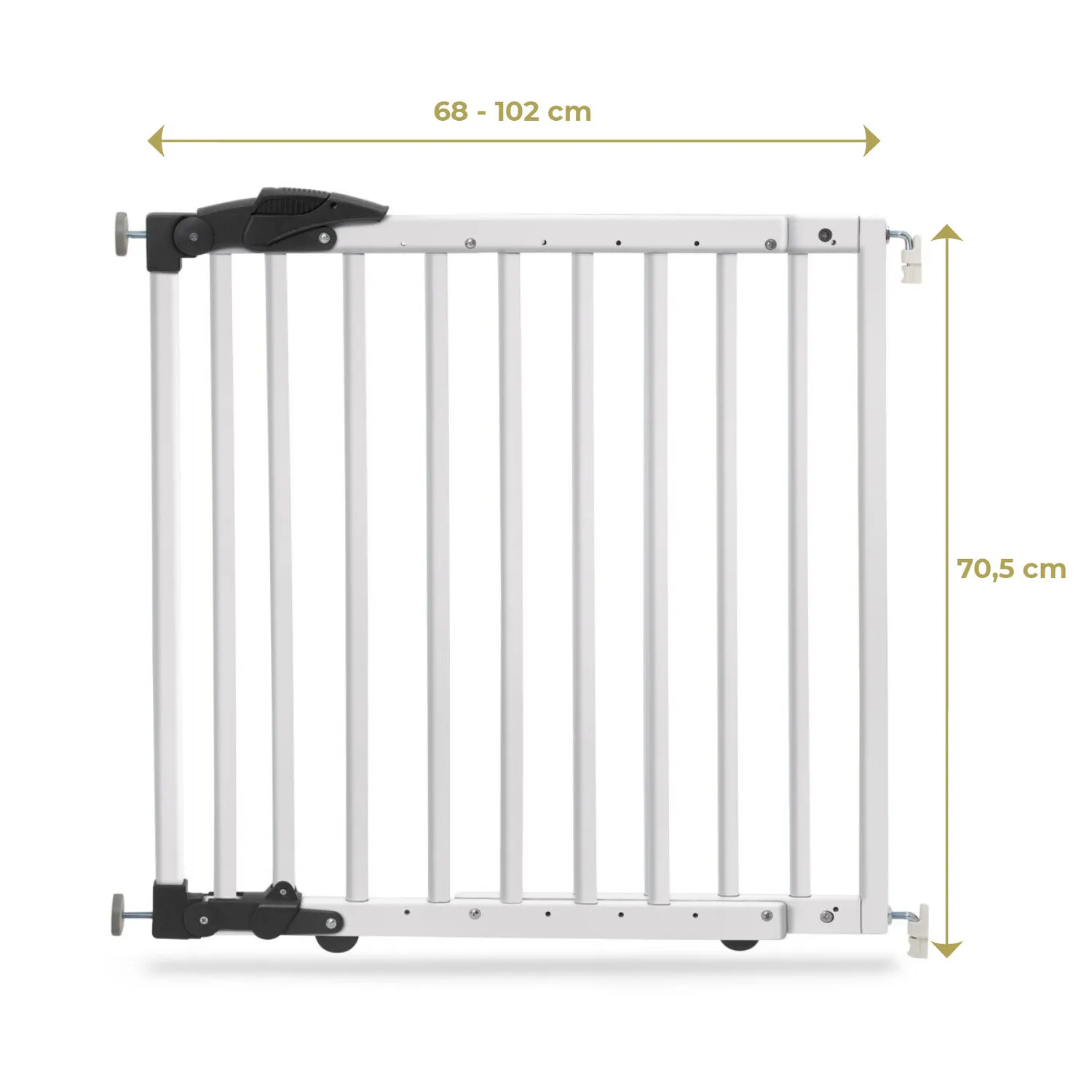 Door Safety Gate 2714 for openings 68-102 cm in wood