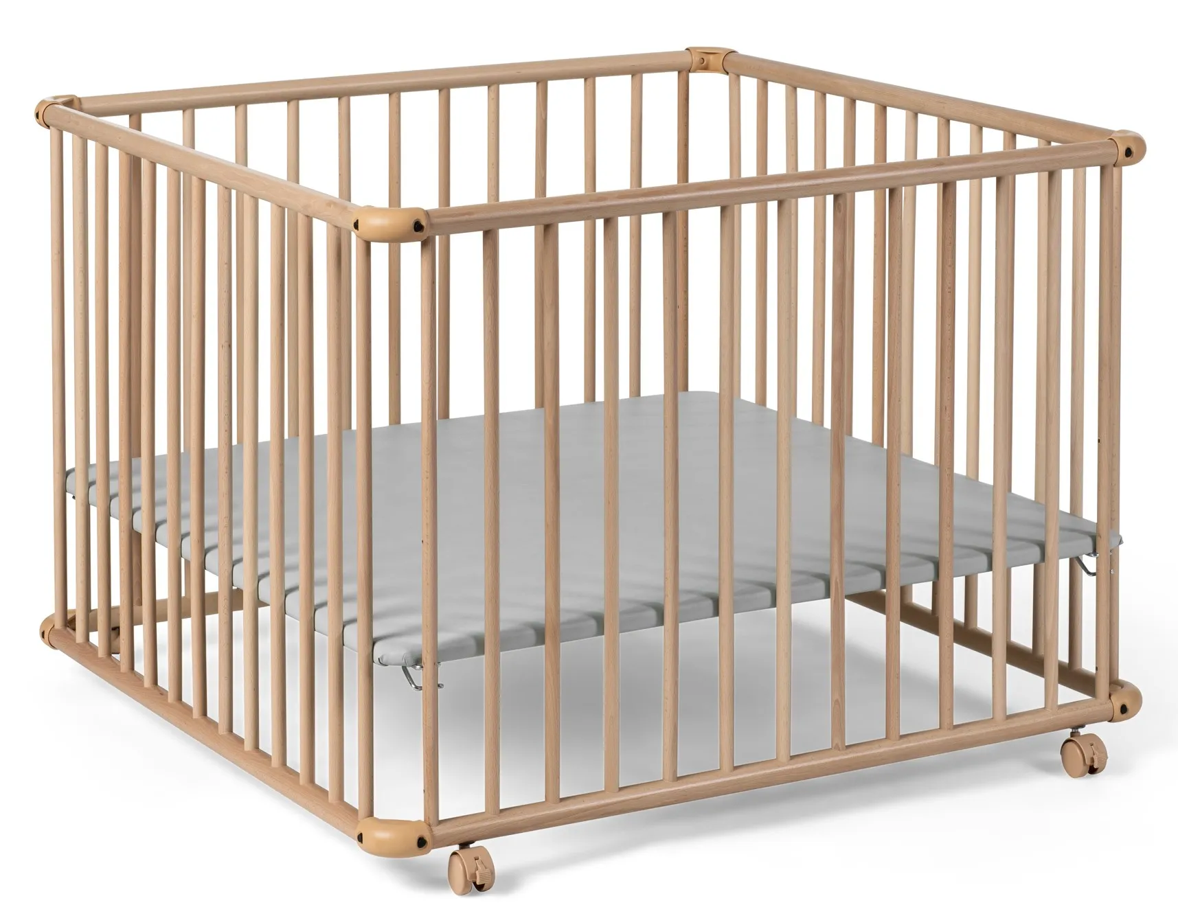 Playpen Belami Plus, 76x97 and 97x97 cm, with wheels