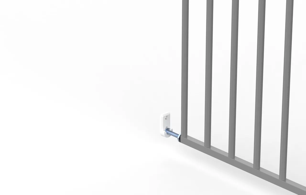 Metal door/stair protection gate for openings 72 - 79 cm 